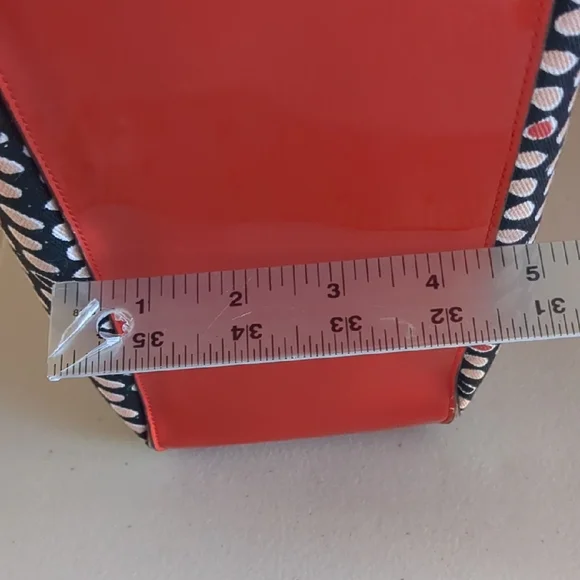 Coach Red and Black Floral Shoulder Bag - Picture 4 of 8